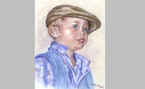 "Daddy's Hat" My son Daniel trying his dad's hat.