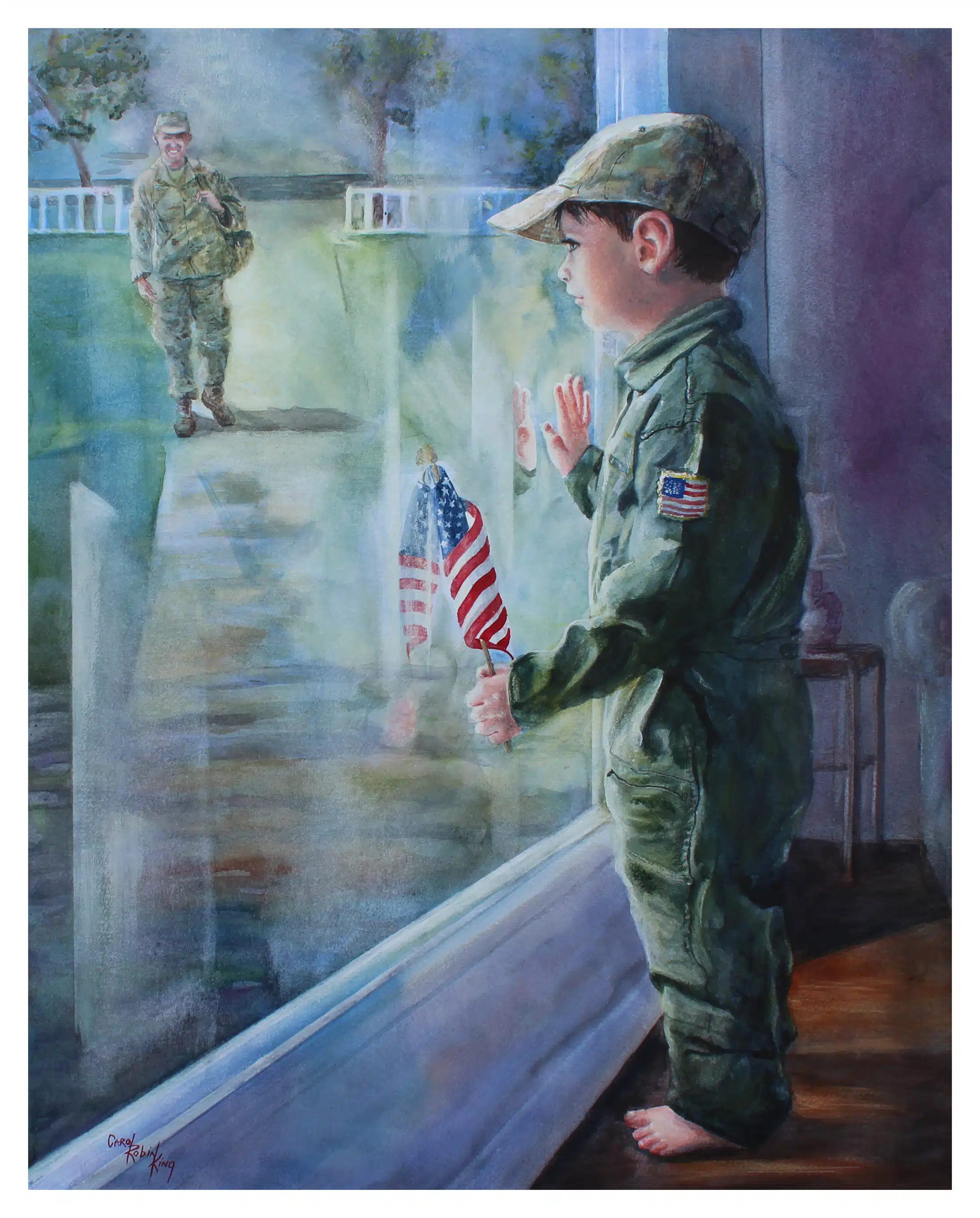 "Daddy's Home" Giclee Art Print